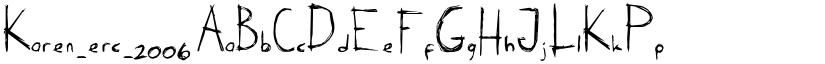 Karen_erc_2006 font