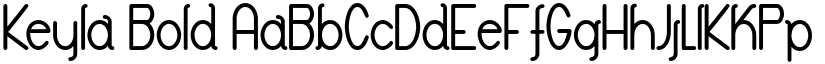Keyla Bold font