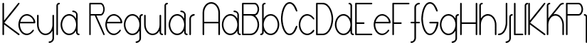 Keyla Regular font