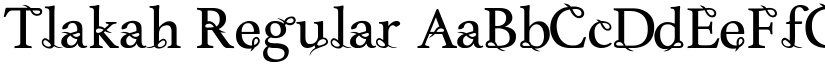Tlakah font download