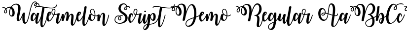 Watermelon Script Demo font download