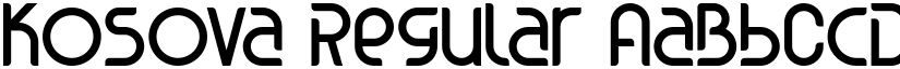 Kosova Regular font