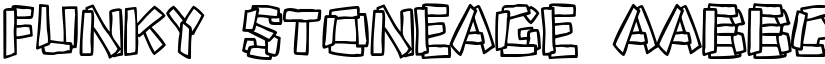 Funky Stoneage font