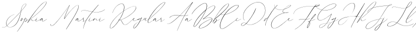 Sophia Martini Regular font