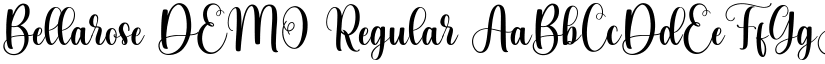 Bellarose DEMO font download
