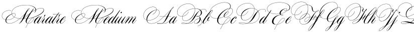 Maratre font download