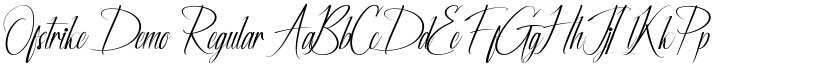 Ofstrike Demo font download