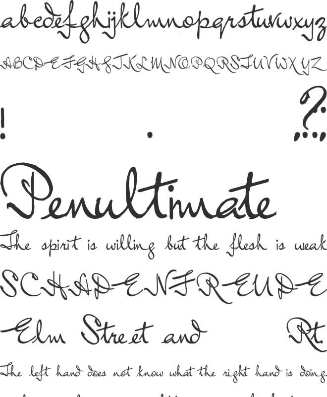 Lord Radcliff font preview