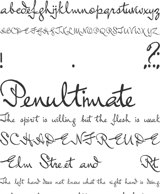 Lord Radcliff font preview