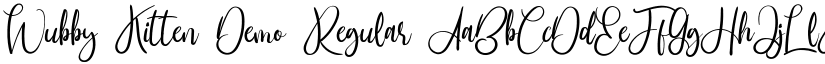 Wubby Kitten Demo font download