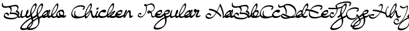Buffalo Chicken Regular font