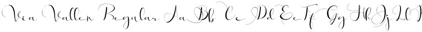 Via Vallen Regular font