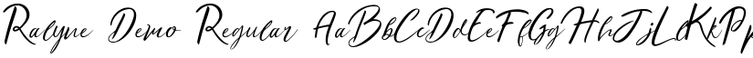 Ralyne Demo Regular font