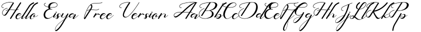 Hello Eisya Free Version font