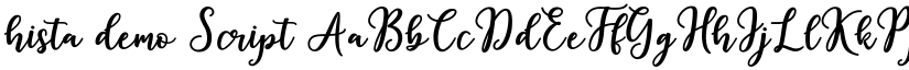 hista demo font download