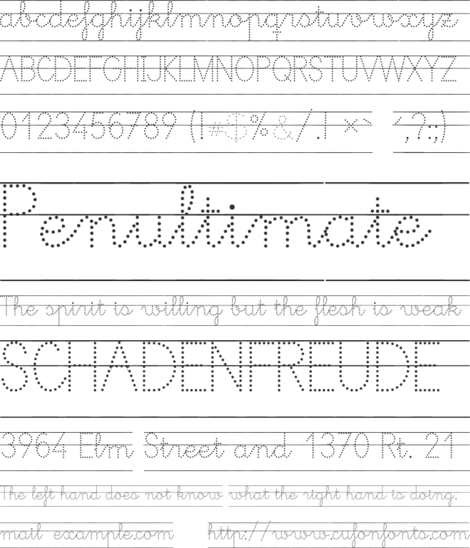 ColeCarreira1 font preview