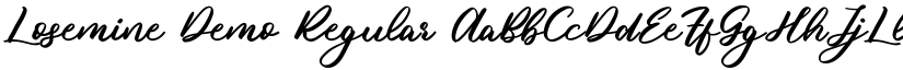 Losemine Demo Regular font