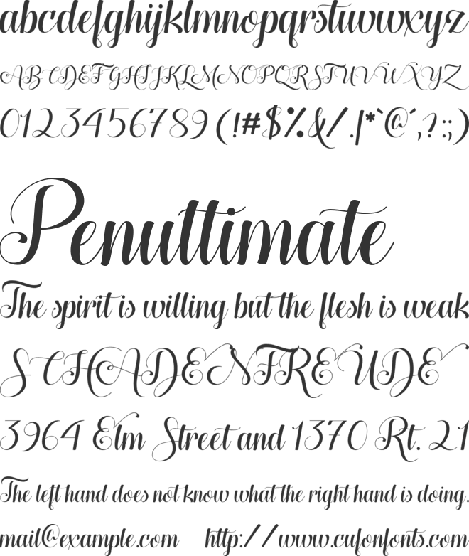 Hugs and Kisses xoxo Demo font preview