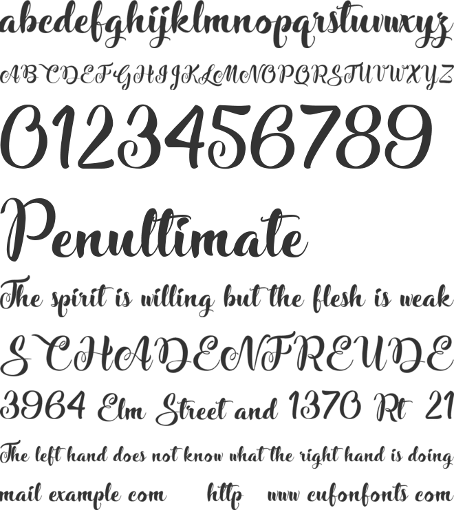 Stardust Adventure font preview