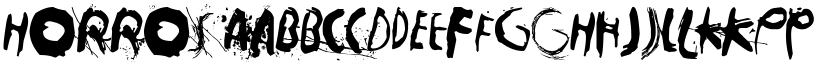 Horros font