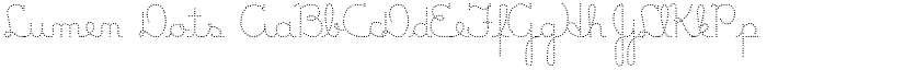 Lumen Dots font