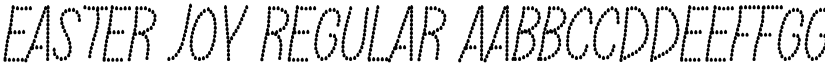 Easter Joy Regular font