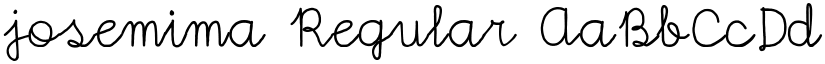 josemima font download