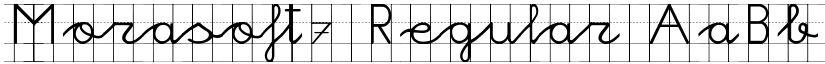 Morasoft7 Regular font