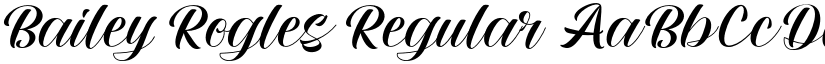 Bailey Rogles font download