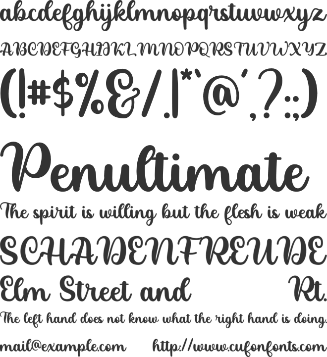 Pink Bling font preview