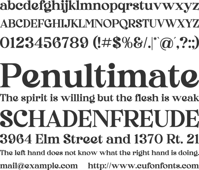 Solerin Magica font preview