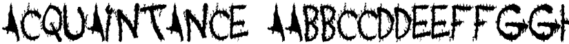 Acquaintance font download