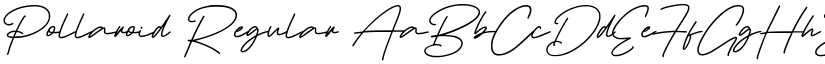 Pollaroid Regular font