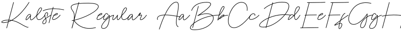 Kalste font download