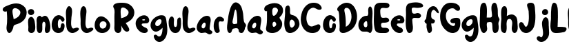 Pincllo Regular font