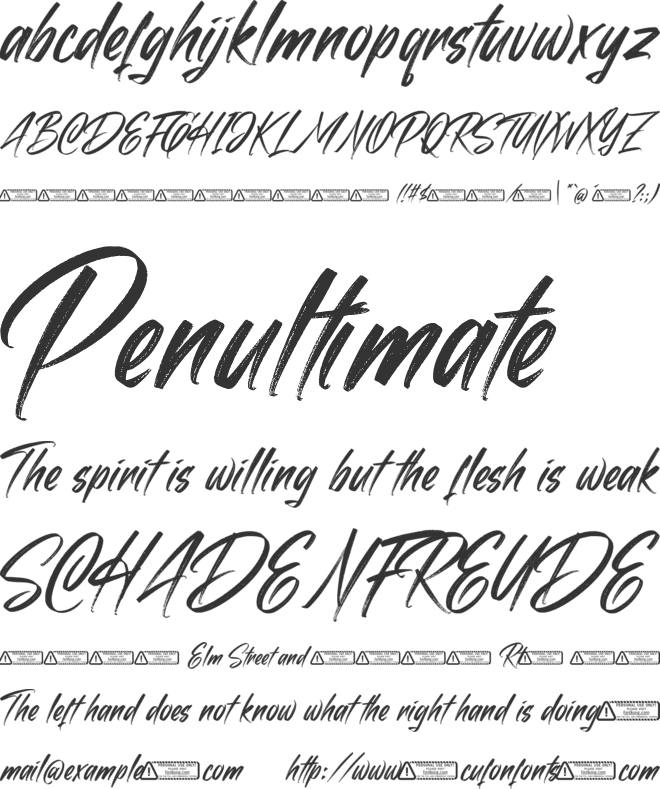 Beastquit font preview