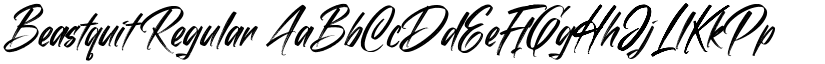 Beastquit Regular font