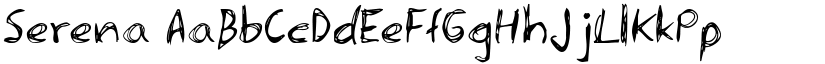 Serena font download