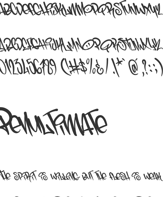 Schoolin font preview