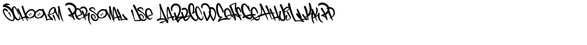 Schoolin Personal Use font