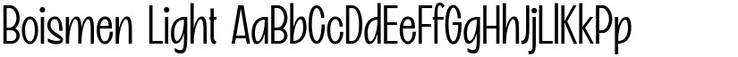 Boismen font download