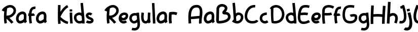 Rafa Kids Regular font