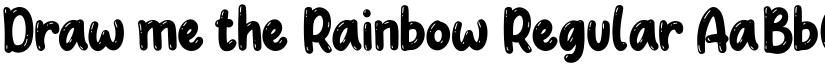 Draw me the Rainbow font download