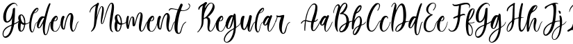 Golden Moment Regular font