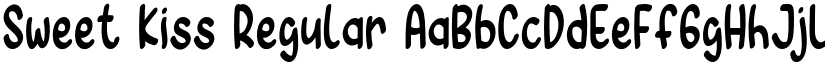 Sweet Kiss Regular font
