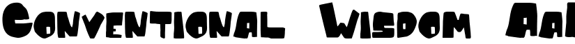 Conventional Wisdom font