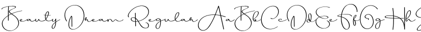 Beauty Dream Regular font