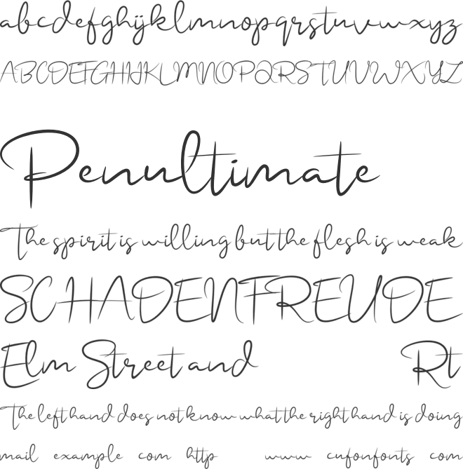 onelove font preview