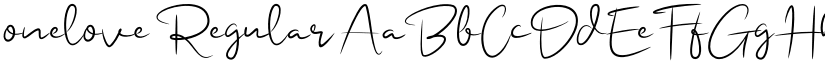 onelove Regular font