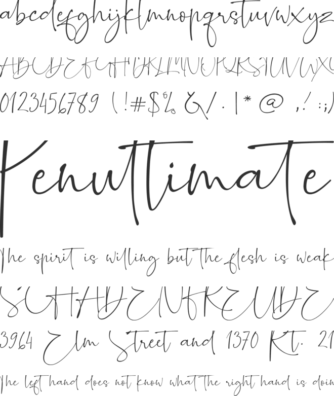 Romantically Free For Personal font preview